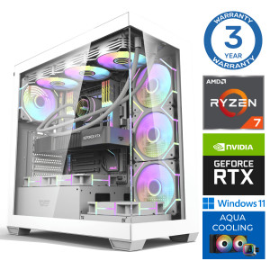 INTOP AQUA Ryzen 7 7700X 16GB DDR5 1TB SSD M.2 NVME RTX5070Ti 16GB
 WIN11