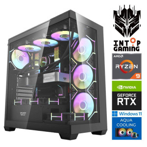 INTOP AQUA Ryzen 9 9900x 32GB DDR5 1TB SSD M.2 NVME RTX5070Ti 16GB
 WIN11