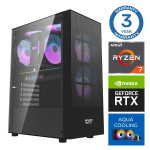 INTOP AQUA Ryzen 7 7700X 16GB DDR5 1TB SSD M.2 NVME RTX3060 12GB no-OS