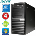 Acer Veriton M4610G MT G630 4GB 120SSD DVD WIN7Pro