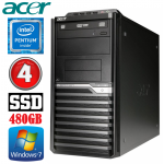 Acer Veriton M4610G MT G630 4GB 480SSD DVD WIN7Pro