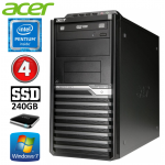 Acer Veriton M4610G MT G630 4GB 240GB+1TB DVD WIN7Pro