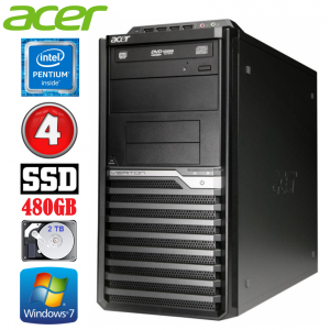 Acer Veriton M4610G MT G630 4GB 480GB+2TB DVD WIN7Pro