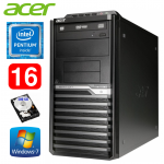 Acer Veriton M4610G MT G630 16GB 500GB DVD WIN7Pro