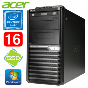 Acer Veriton M4610G MT G630 16GB 120SSD DVD WIN7Pro