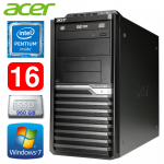Acer Veriton M4610G MT G630 16GB 960SSD DVD WIN7Pro