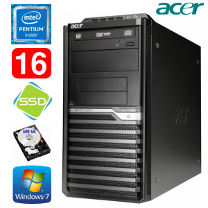 Acer Veriton M4610G MT G630 16GB 120GB+500GB DVD WIN7Pro