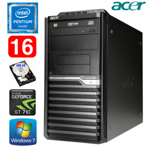 Acer Veriton M4610G MT G630 16GB 500GB GT710 2GB DVD WIN7Pro