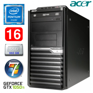 Acer Veriton M4610G MT G630 16GB 960SSD GTX1050Ti 4GB DVD WIN7Pro