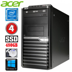Acer Veriton M4610G MT G630 4GB 480GB+2TB DVD WIN10