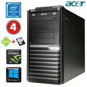 Acer Veriton M4610G MT G630 4GB 120SSD+500GB GT710 2GB DVD WIN10