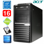 Acer Veriton M4610G MT G630 16GB 120GB+500GB DVD WIN10
