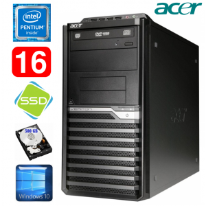 Acer Veriton M4610G MT G630 16GB 120GB+500GB DVD WIN10
