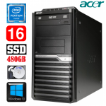 Acer Veriton M4610G MT G630 16GB 480GB+2TB DVD WIN10