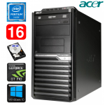 Acer Veriton M4610G MT G630 16GB 500GB GT710 2GB DVD WIN10