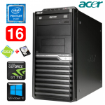 Acer Veriton M4610G MT G630 16GB 120SSD+500GB GT710 2GB DVD WIN10