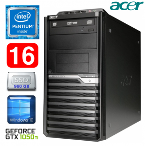 Acer Veriton M4610G MT G630 16GB 960SSD GTX1050Ti 4GB DVD WIN10