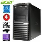 Acer Veriton M4610G MT G630 4GB 240GB+1TB DVD WIN10Pro