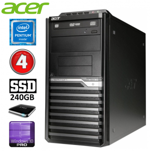 Acer Veriton M4610G MT G630 4GB 240GB+1TB DVD WIN10Pro