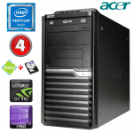 Acer Veriton M4610G MT G630 4GB 120SSD+500GB GT710 2GB DVD WIN10Pro