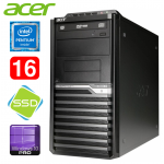 Acer Veriton M4610G MT G630 16GB 120SSD DVD WIN10Pro