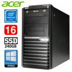 Acer Veriton M4610G MT G630 16GB 240SSD DVD WIN10Pro