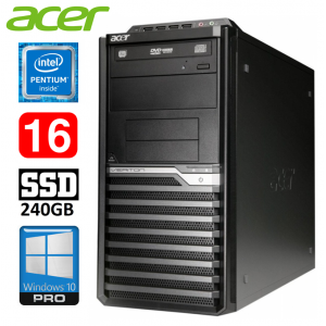 Acer Veriton M4610G MT G630 16GB 240SSD DVD WIN10Pro