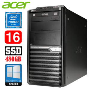Acer Veriton M4610G MT G630 16GB 480SSD DVD WIN10Pro