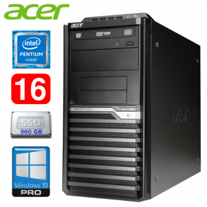 Acer Veriton M4610G MT G630 16GB 960SSD DVD WIN10Pro