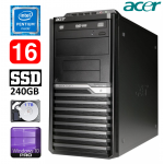Acer Veriton M4610G MT G630 16GB 240GB+1TB DVD WIN10Pro