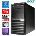 Acer Veriton M4610G MT G630 16GB 480GB+2TB DVD WIN10Pro
