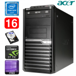 Acer Veriton M4610G MT G630 16GB 500GB GT710 2GB DVD WIN10Pro