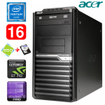 Acer Veriton M4610G MT G630 16GB 120SSD+500GB GT710 2GB DVD WIN10Pro