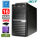 Acer Veriton M4610G MT G630 16GB 480SSD+1TB GT1030 2GB DVD WIN10Pro