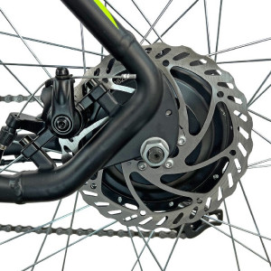 Elektriskais velosipēds ESPERIA 27.5 Xenon (22E960) melns/dzeltens matēts (18)