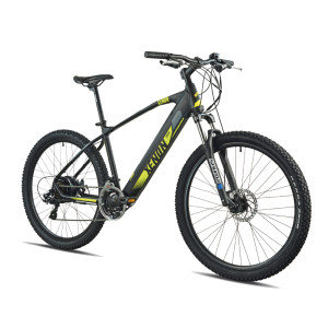 Elektriskais velosipēds ESPERIA 27.5 Xenon HD (22E970) melns/dzeltens matēts (50)