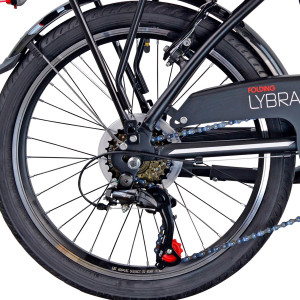Elektriskais velosipēds Esperia 20 Folding Ecobike (231000) melns