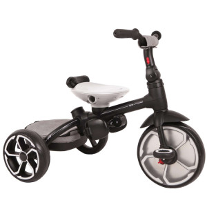 Bērnu velosipēds QPlay Tricycle Prime 4 in 1 (814) pelēks