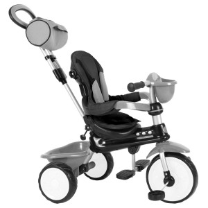 Bērnu velosipēds QPlay Tricycle Comfort 4 in 1 (892) pelēks
