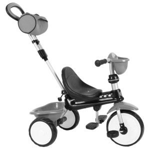 Bērnu velosipēds QPlay Tricycle Comfort 4 in 1 (892) pelēks
