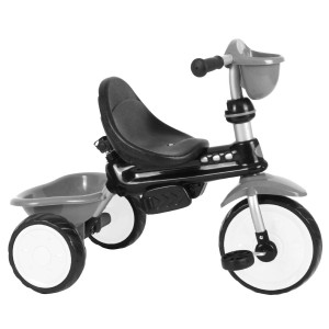 Bērnu velosipēds QPlay Tricycle Comfort 4 in 1 (892) pelēks