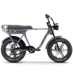 Elektriskais velosipēds APE RYDER 20 A10 pelēks