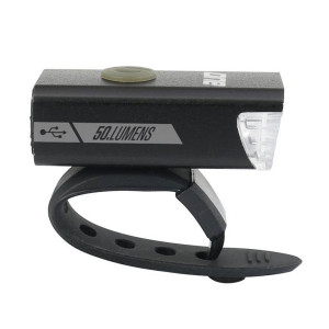 Priekšējais lukturis Rock Machine F.Light 20 USB Black/Grey