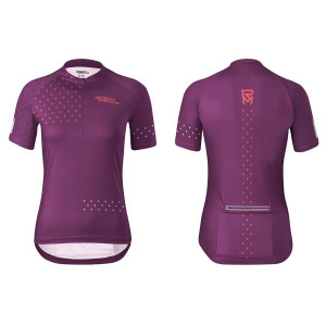 Velo krekls Rock Machine Trail Jersey SS WMN, purpura, L