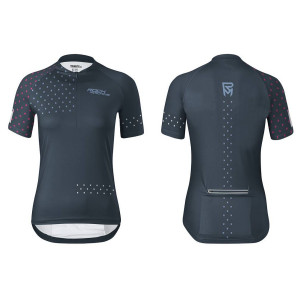 Velo krekls Rock Machine Trail Jersey SS WMN, tumši zila, XS