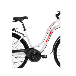 Pilsētas velosipēds Bisan 28 CTX6300 (PR10010317) balts/sarkans (18)