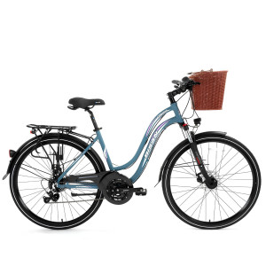 Pilsētas velosipēds Bisan 28 CTX6300 (PR10010317) pelēks/rozā (18)