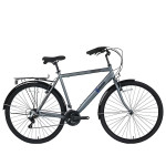 Pilsētas velosipēds Bisan 28 Hardy (PR10010413) pelēks/melns (21)