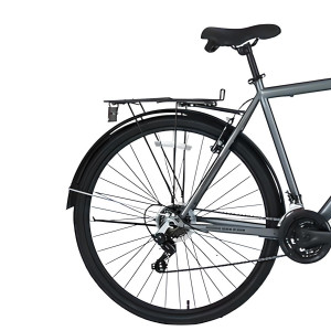 Pilsētas velosipēds Bisan 28 Hardy (PR10010413) pelēks/melns (21)
