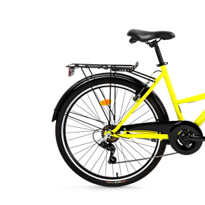 Pilsētas velosipēds Bisan 28 Smile (PR10010416) dzeltens/melns (17)